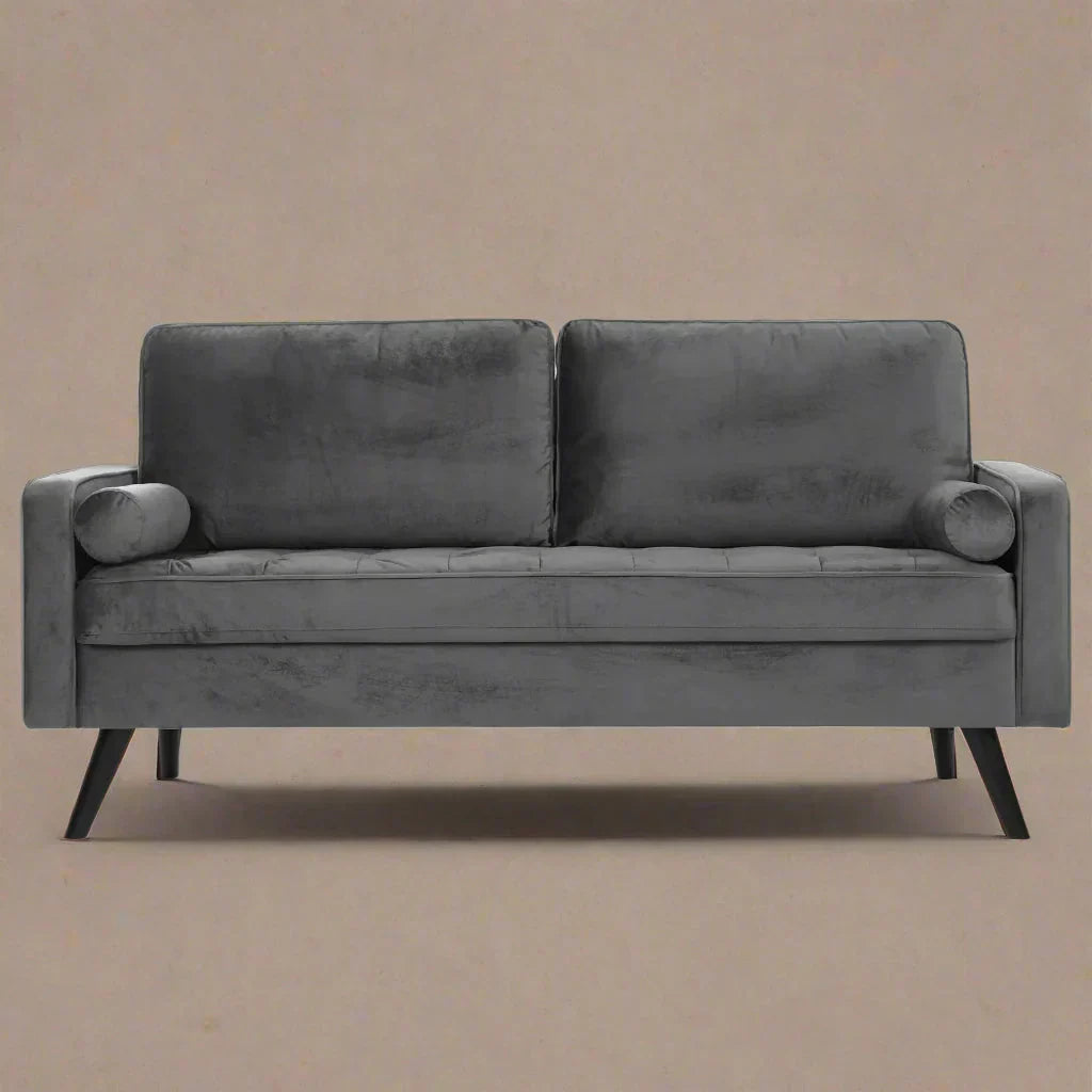 New 69.7" Modern Velvet Sofa – Upholstered Living Room Couch with Tufted Back | Model BT2555