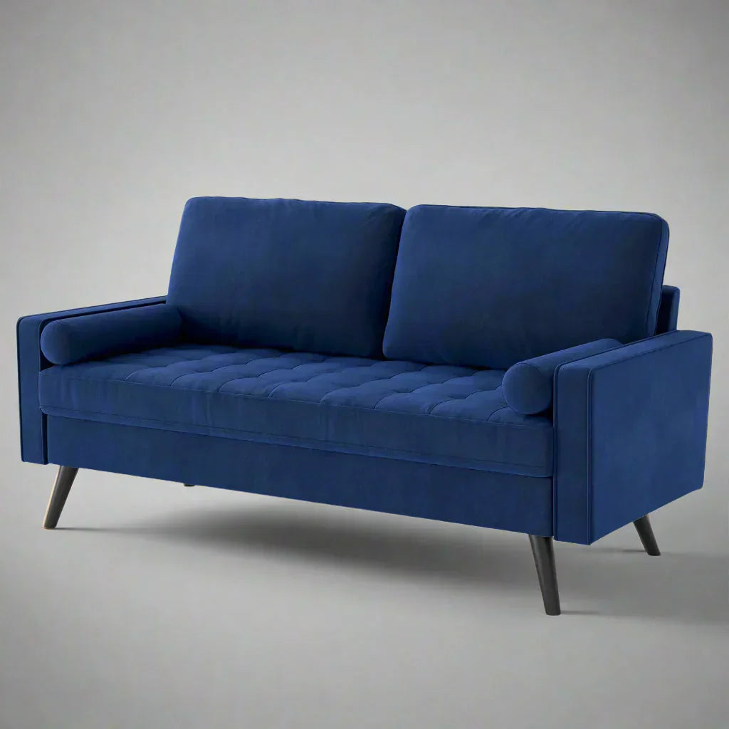 New 69.7" Modern Velvet Sofa – Upholstered Living Room Couch with Tufted Back | Model BT2555