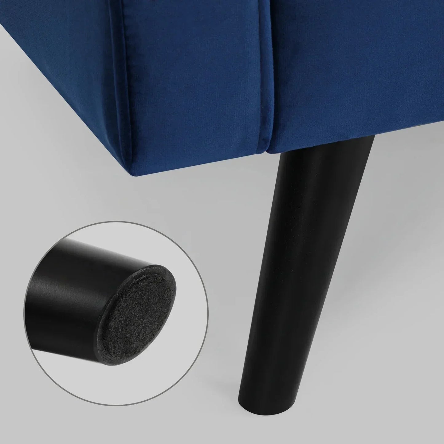 New 69.7" Modern Velvet Sofa – Upholstered Living Room Couch with Tufted Back | Model BT2555