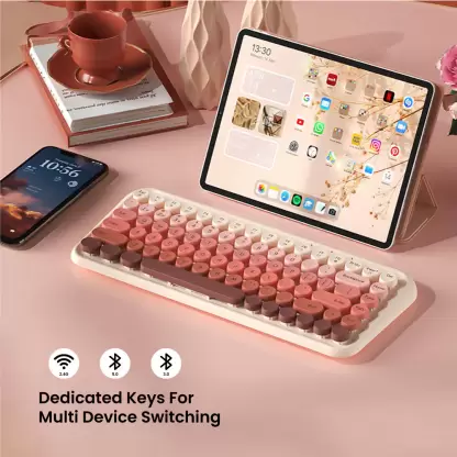 Wireless Multi-device Keyboard For CPU, Mobile and Tablet