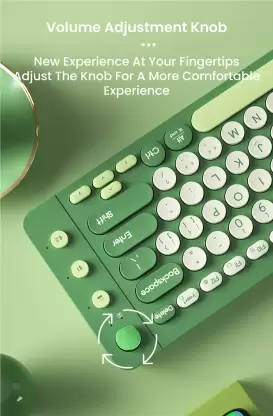 Wireless Multi-device Keyboard For CPU, Mobile and Tablet