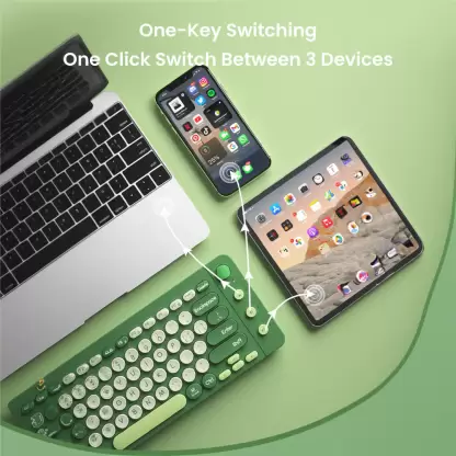 Wireless Multi-device Keyboard For CPU, Mobile and Tablet